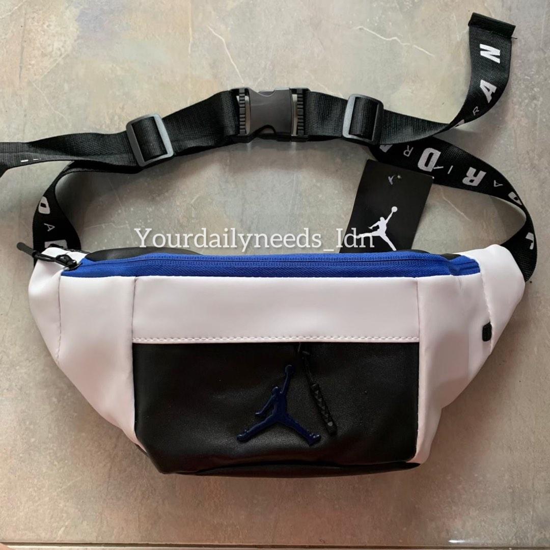 Harga air jordan leather waist bag original deals