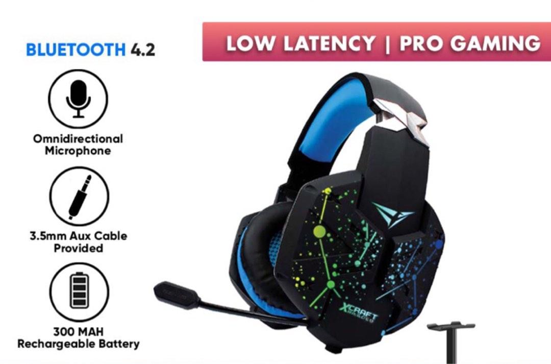 ALCATROZ XCRAFT HP GOLD headset gaming headset Audio Headphones Headsets on Carousell