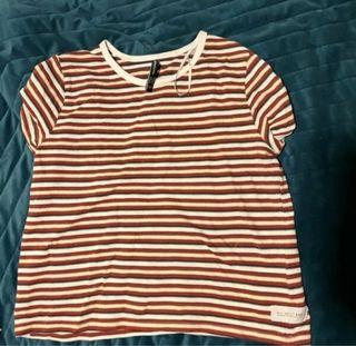 All About Eve Woven Striped Top