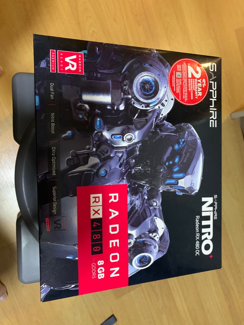 AMD Radeon RX480 8Gb Sapphire Nitro+, Computers & Tech, Parts ...