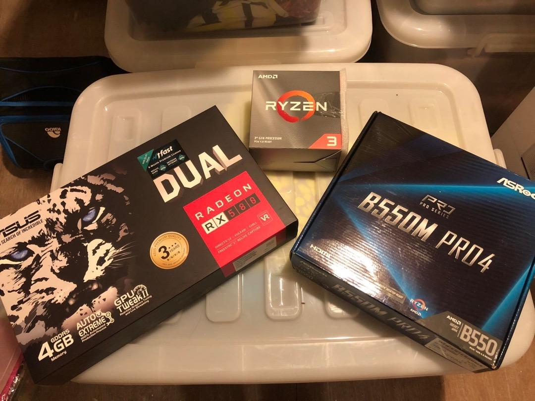 Ryzen 3 3300x rx580 outlet
