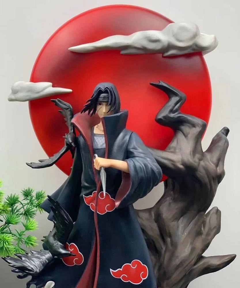 Poster Anime Uchiha Itachi Akatsuki - Team Poster 28x43 Cm (11x17 Inch)