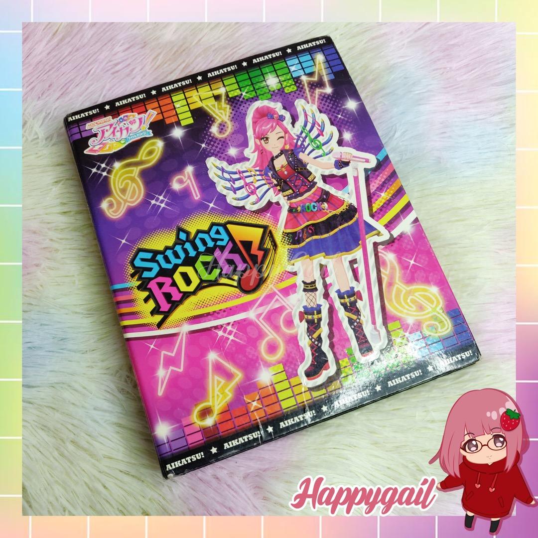 AU_0112 Aikatsu Swing Rock Binder With Cards, Hobbies & Toys, Toys