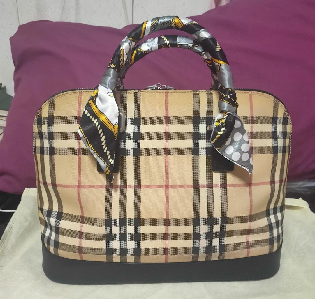 Preloved Authentic Vintage Burberry Alma Bag, Luxury, Bags & Wallets on  Carousell