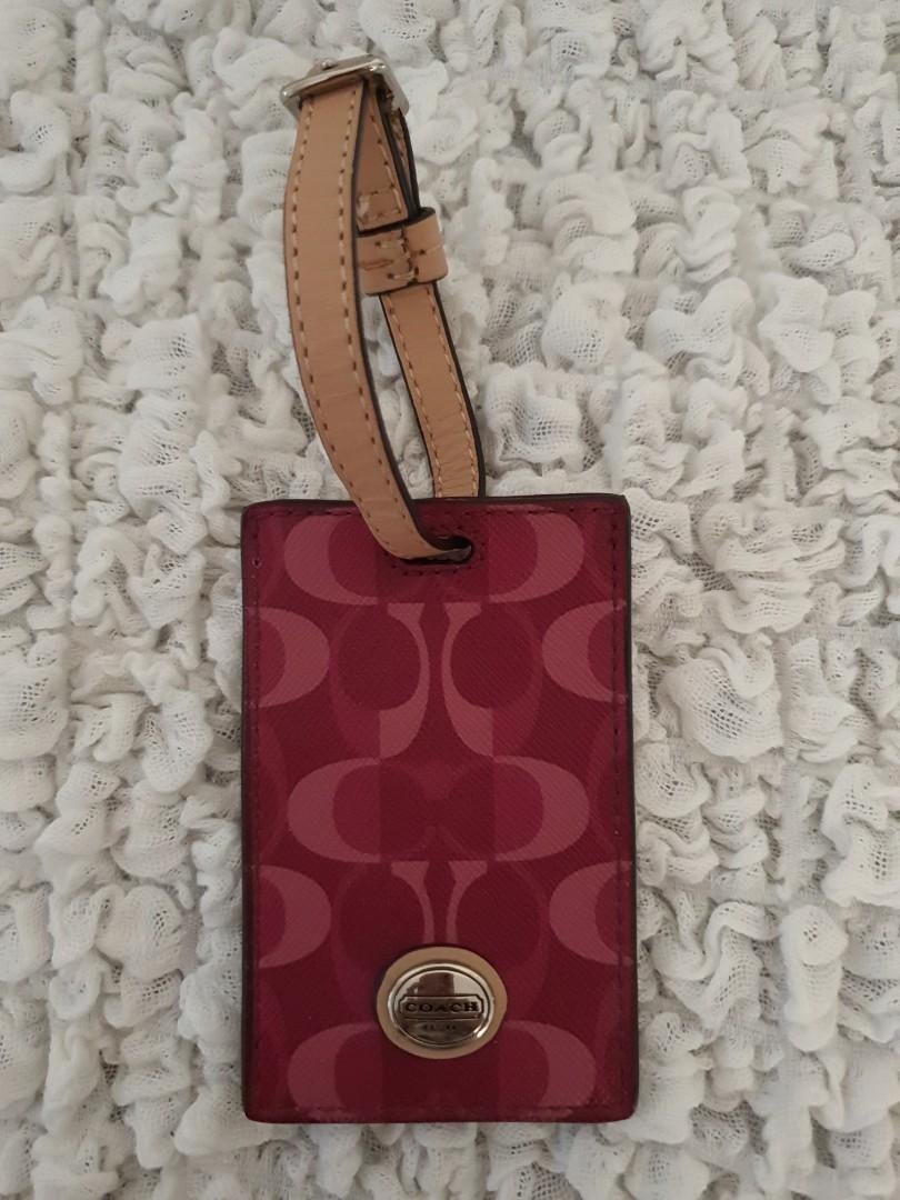 Coach luggage tags online