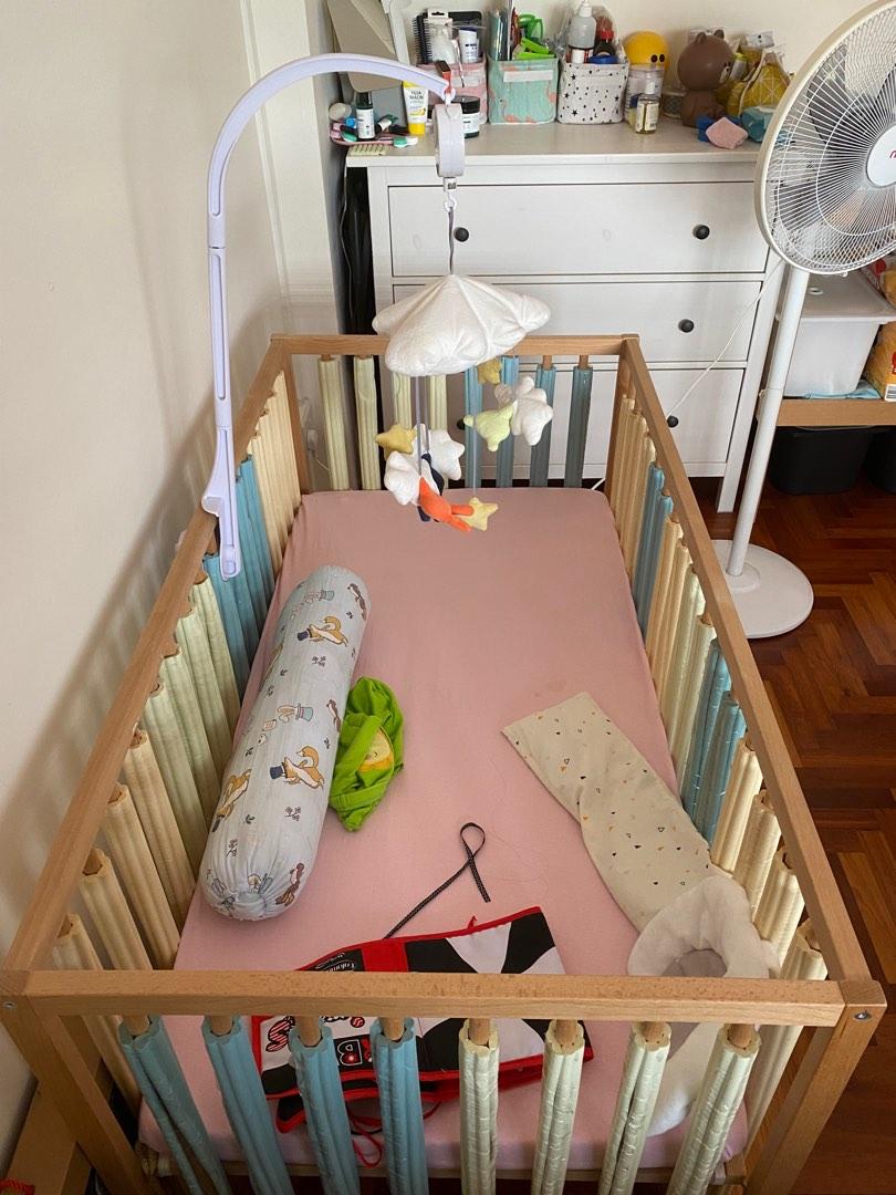 Baby cot side padding clearance