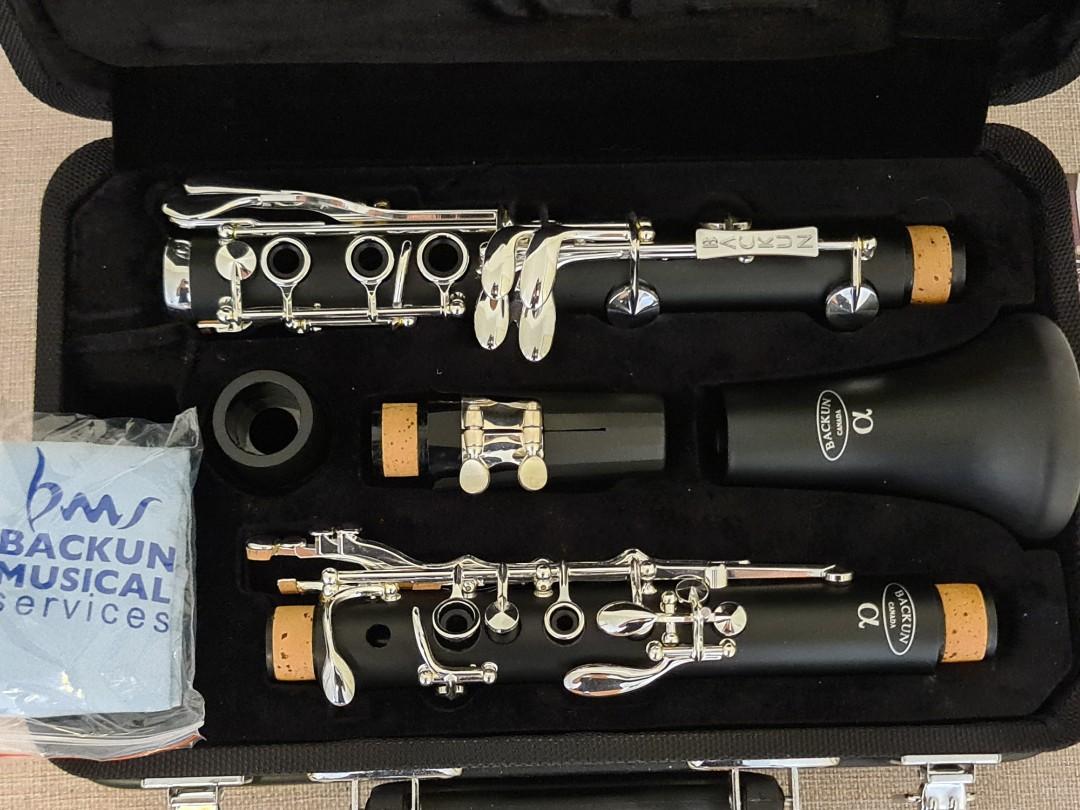 Backun Alpha Bb Clarinet Silver Plated keys BRAND NEW, Hobbies  Toys,  Music  Media, Musical Instruments on Carousell