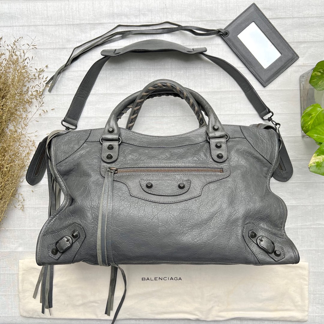 Balenciaga city bag shop gray