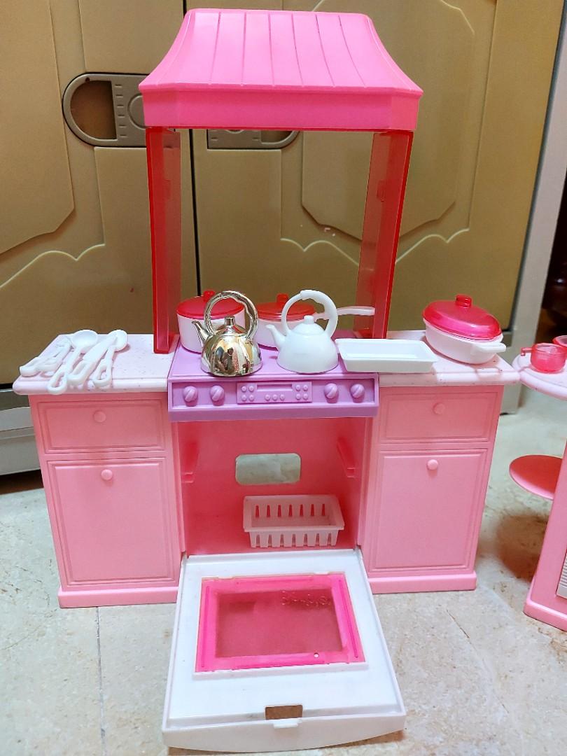 Barbie kitchen set, Hobbies & Toys, Toys & Games on Carousell