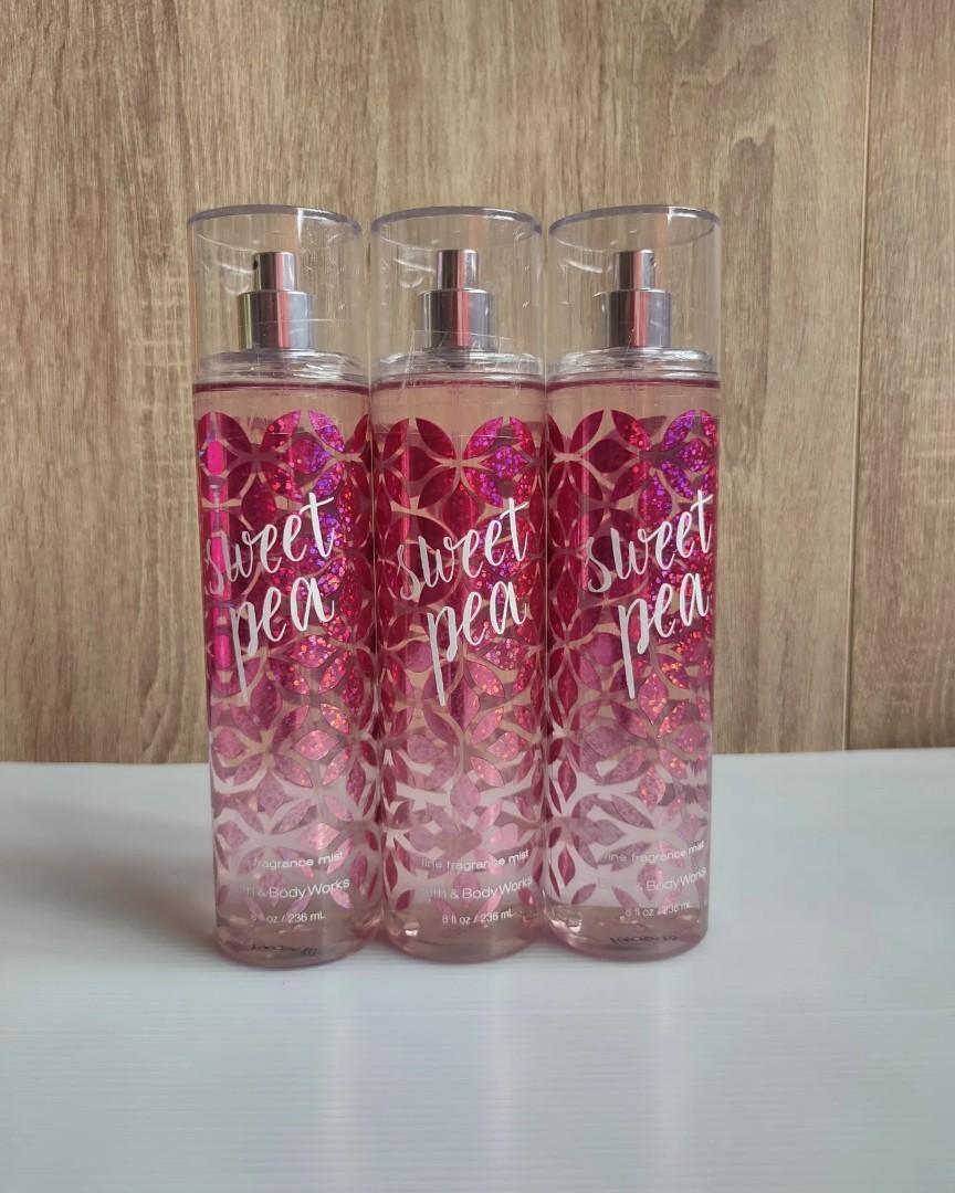 Bath and Body Works Body Spray in Sweet Pea Scent, Beauty & Personal