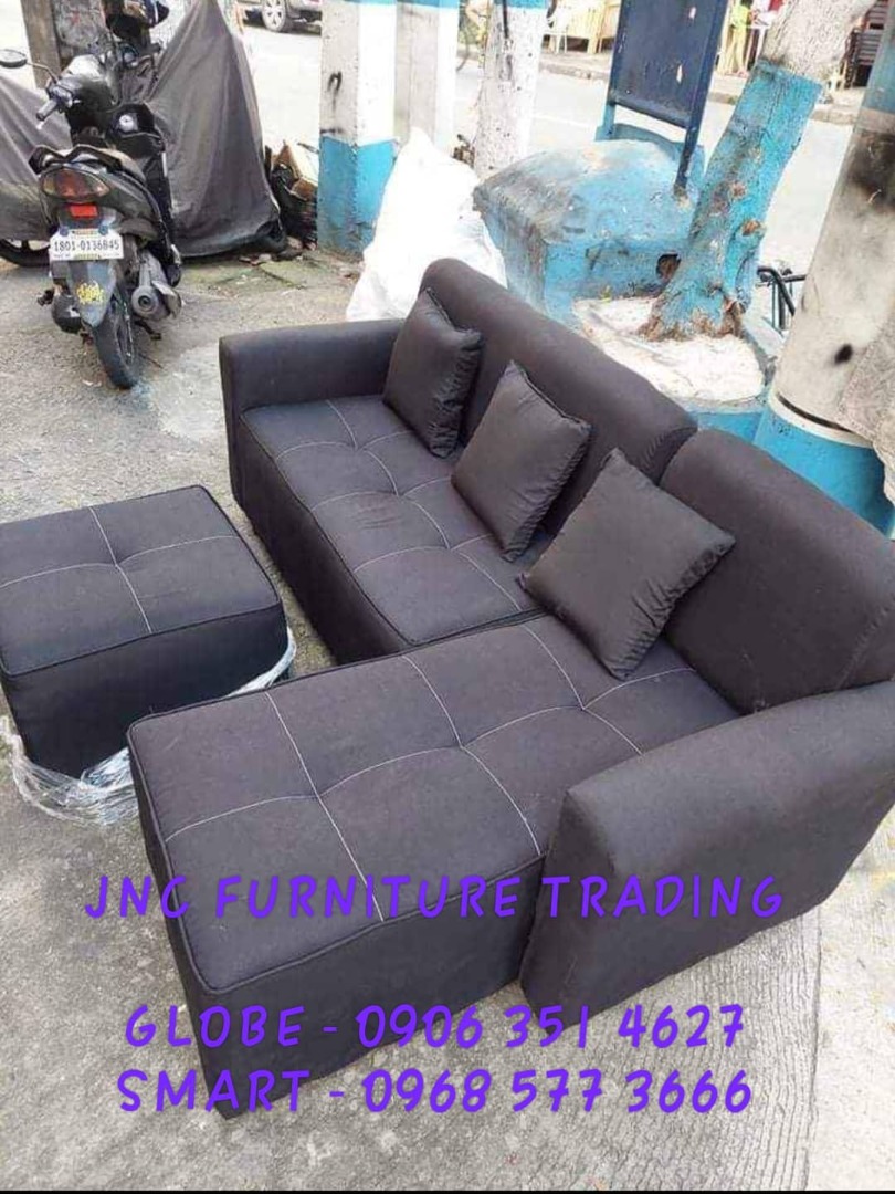 beds double deck L SHAPE SOFA SET stock 541, Furniture & Home Living