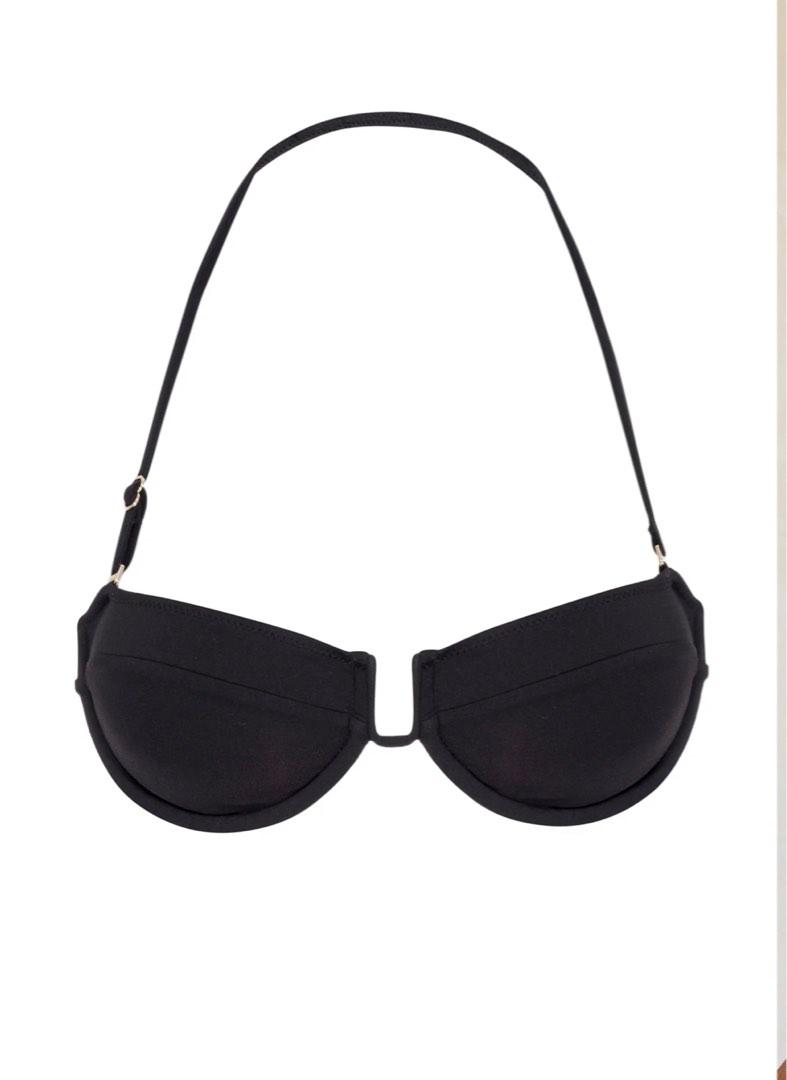 Black bikini top Monday swimwear, Women's Fashion, Swimwear, Bikinis