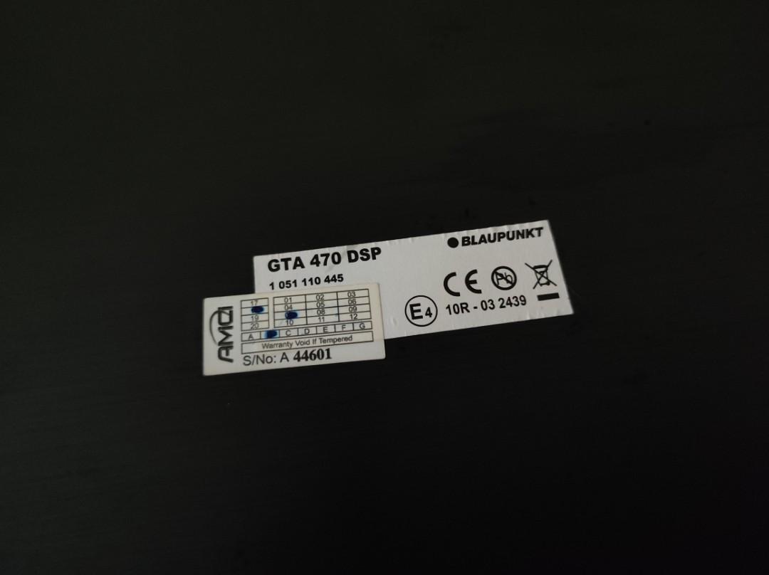 Blaupunkt GTA 470 amplifier 70W Class AB, Auto Accessories on Carousell