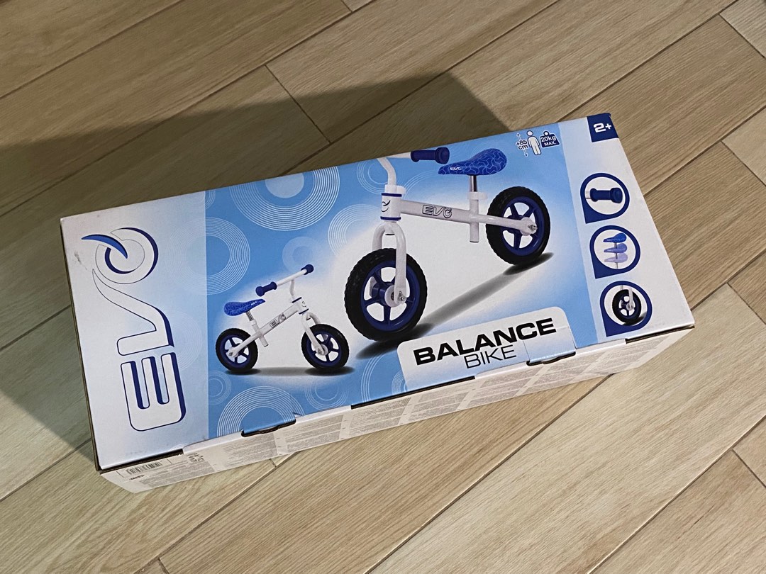 Evo balance bike blue online