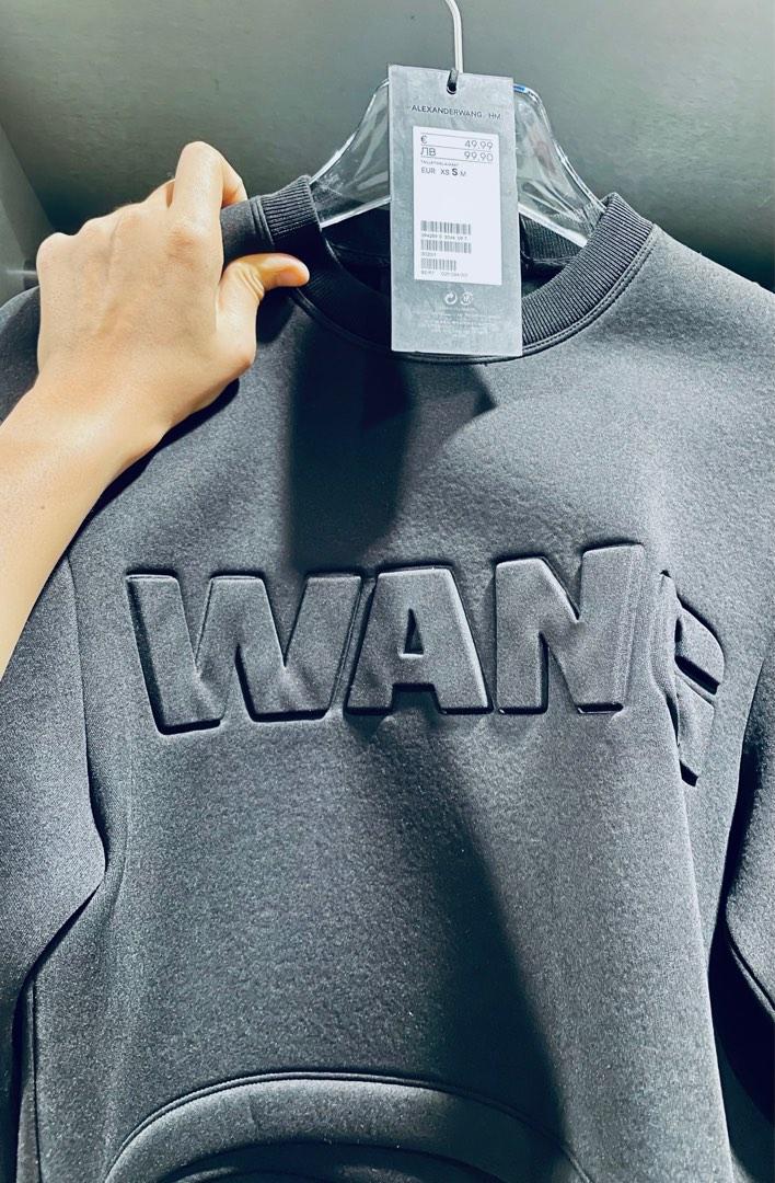 BNWT ALEXANDER WANG X H M SCUBA CROPPED SWEATER SIZE S