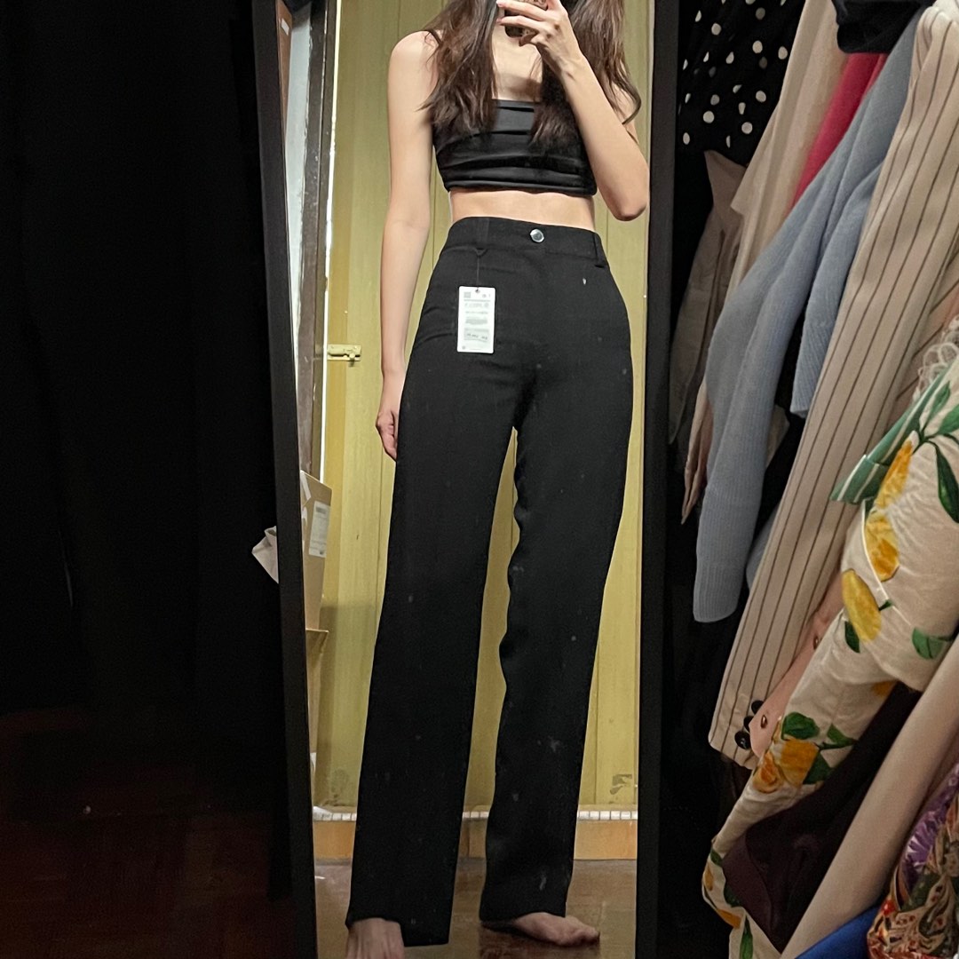 ZARA FRANÇOISE FULL LENGTH TROUSERS Size L - $69 - From Discount
