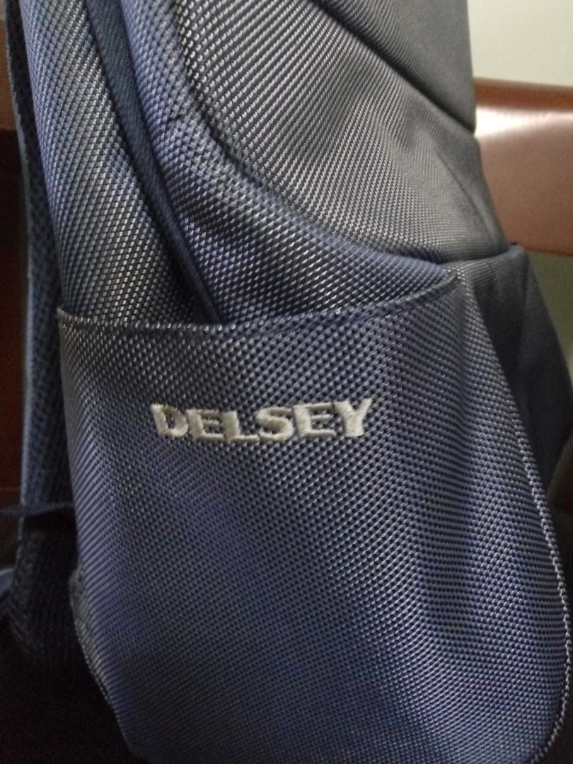 Brand New Delsey Laptop Bag in blue, Men's Fashion, Bags, Backpacks on