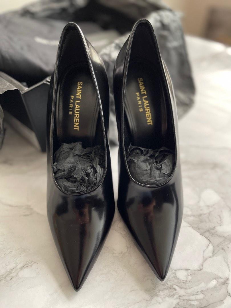 Saint laurent hot sale teddy pumps