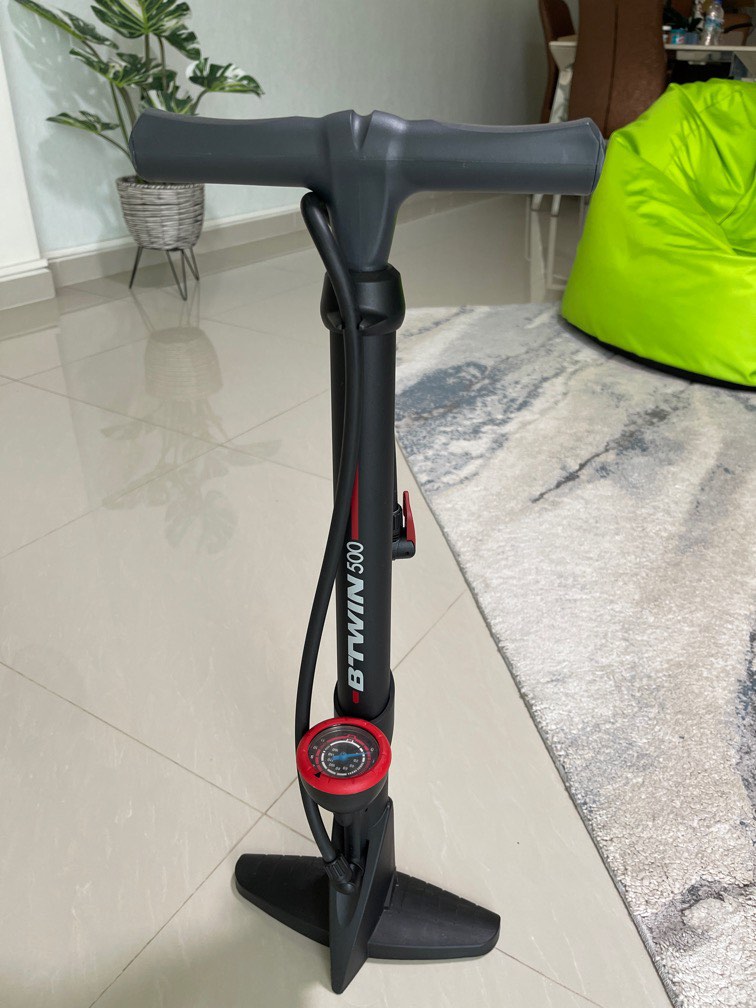 BTWIN 500 Bicycle Pump, Sports Equipment, Bicycles & Parts, Parts ...
