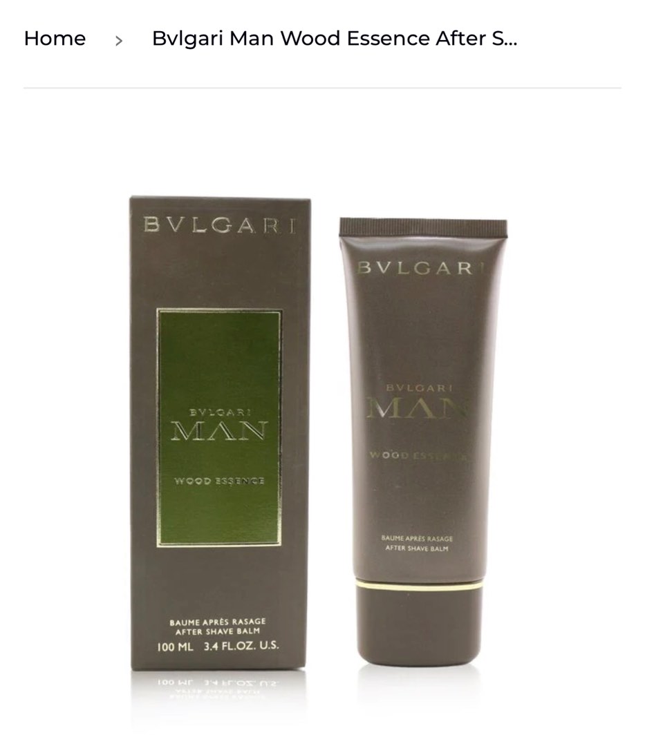 Bvlgari man wood 2025 essence after shave balm