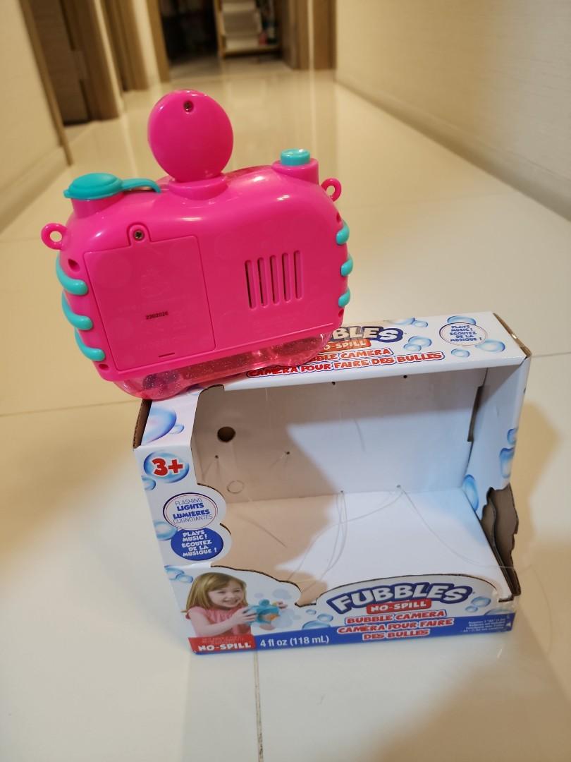 Camera Bubbles (Category: Kids Toys) located in Singapore. Submitted by cactibin (Listing ID 1184252743, Image 3). Description: Tried once only. Box & Batteries included..