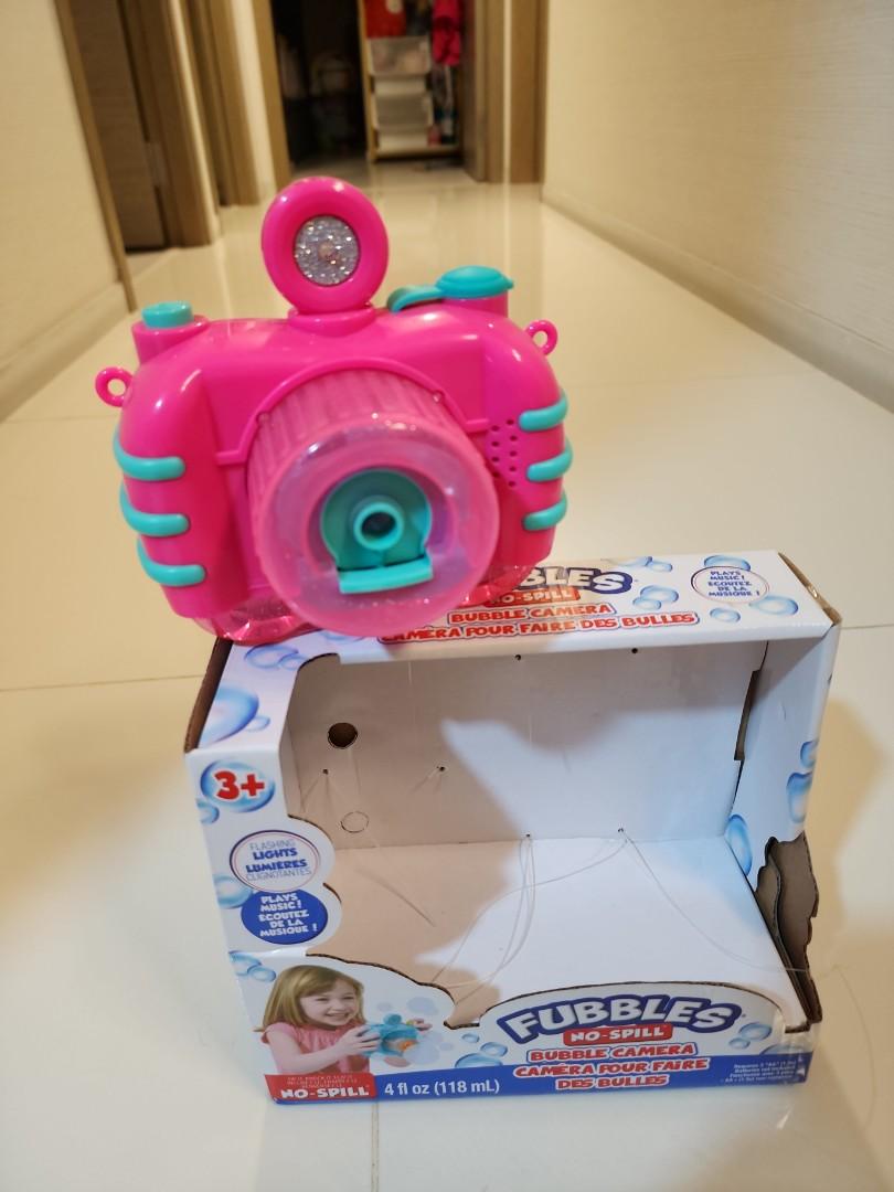 Camera Bubbles (Category: Kids Toys) located in Singapore. Submitted by cactibin (Listing ID 1184252743, Image 2). Description: Tried once only. Box & Batteries included..