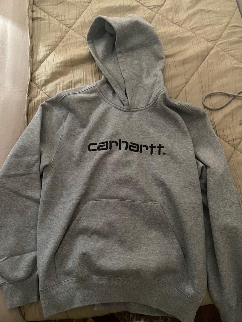 Gray hotsell carhartt hoodie