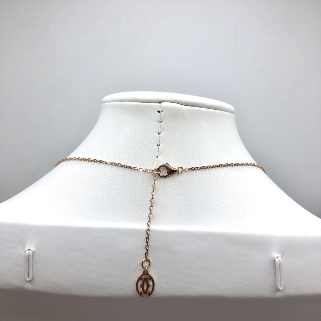 CARTIER AU750 ROSE GOLD 2.83 G NECKLACE 227023387 SI Women s Fashion Jewelry Organisers Necklaces on Carousell
