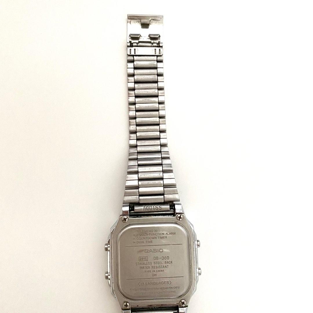 Casio Retro DB-360 Watch (Silver), Women's Fashion, Watches ...