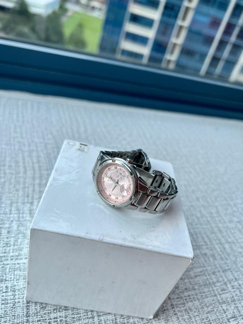 Reduced price Lightly used Casio sheen ladies watch light pink dial