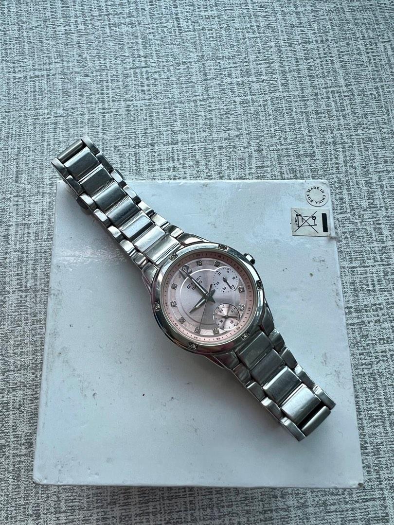 Reduced price Lightly used Casio sheen ladies watch light pink