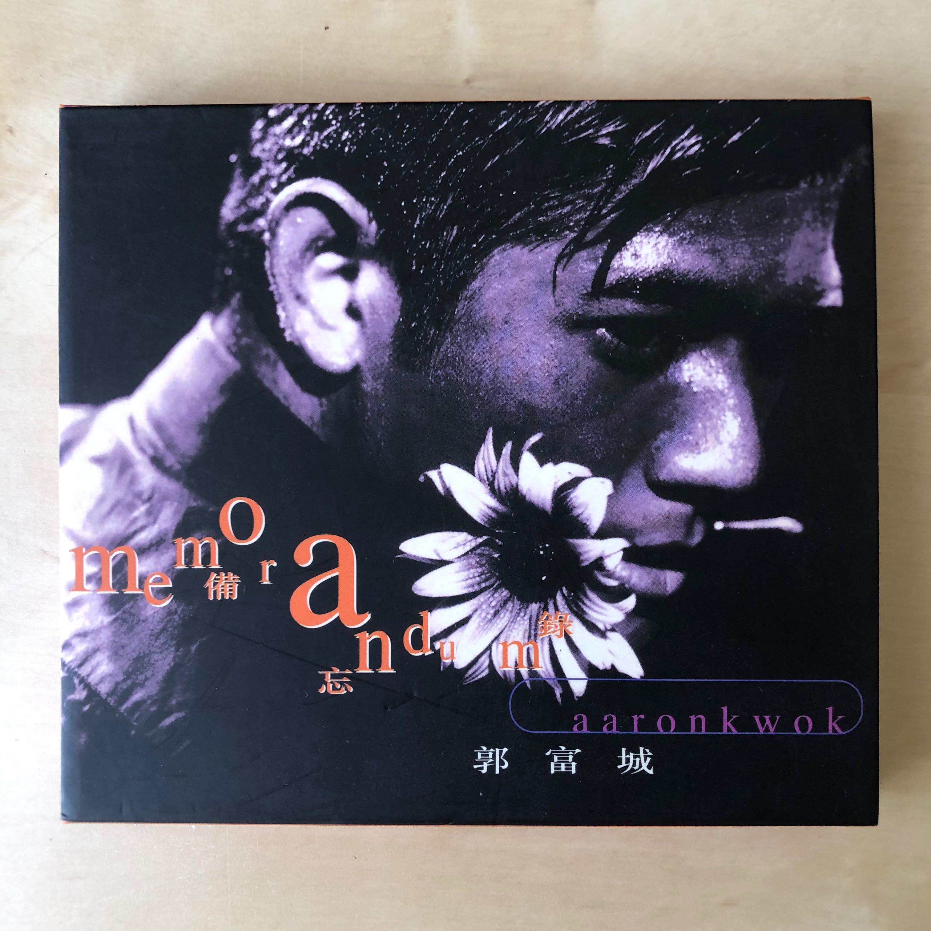 CD丨郭富城備忘錄/ Aaron Kwok Memorandum, 興趣及遊戲, 音樂、樂器 