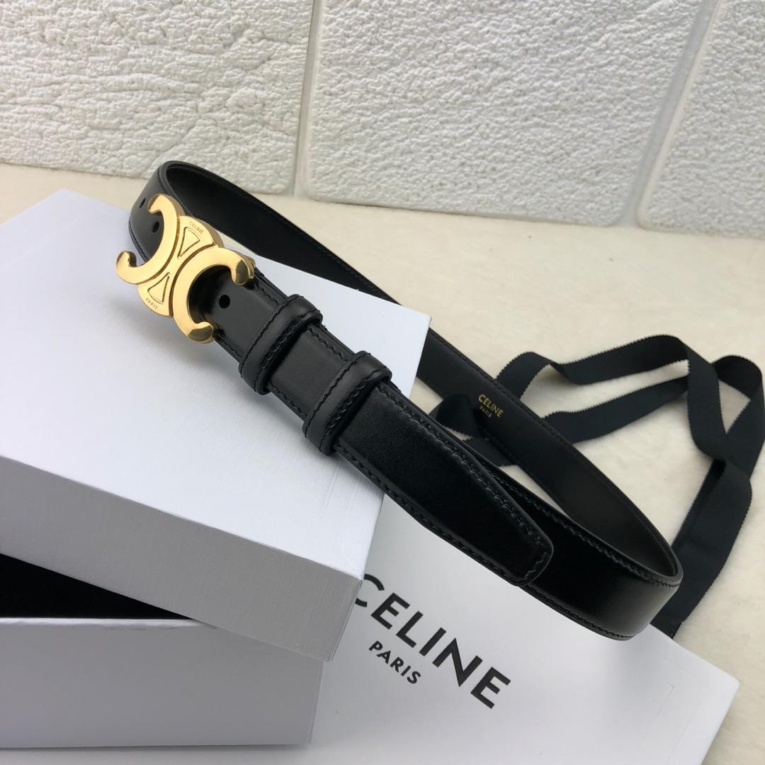 Celine Arc de Triomphe black ladies belt, Women's Fashion, Watches ...