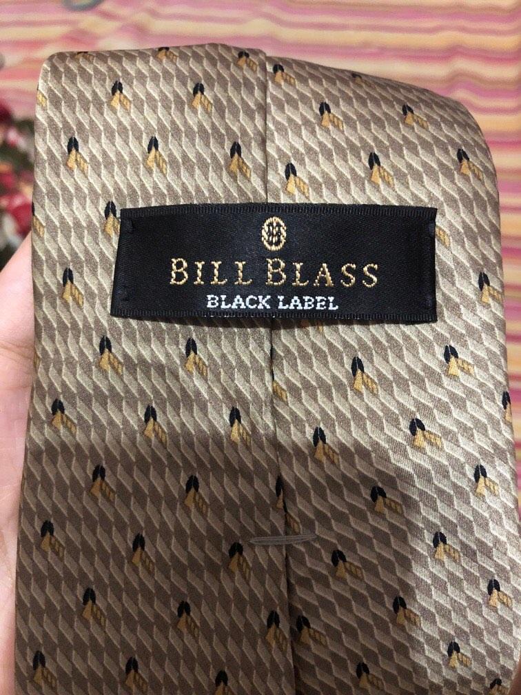 Champagne Beige Printed Necktie Tie Silk Neck tie office tie ...