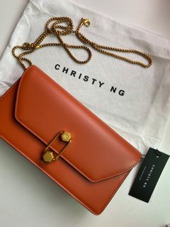 Christy Ng Zuri Long Wallet on chain, Women's Fashion, Bags