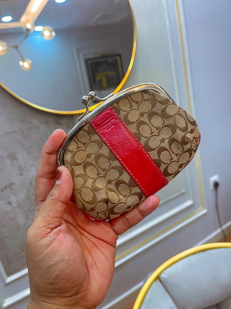 COACH Pink Kisslock Coin Purse on eBid United States | 205787433