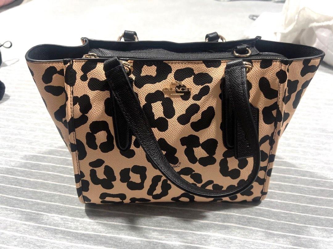 Coach black cheetah print purse Clearance