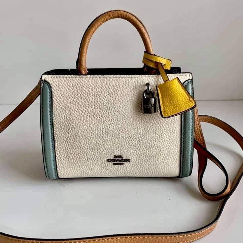 Original Coach Micro Zoe Crossbody in Colorblock, Women's Fashion, Bags &  Wallets, Tote Bags on Carousell