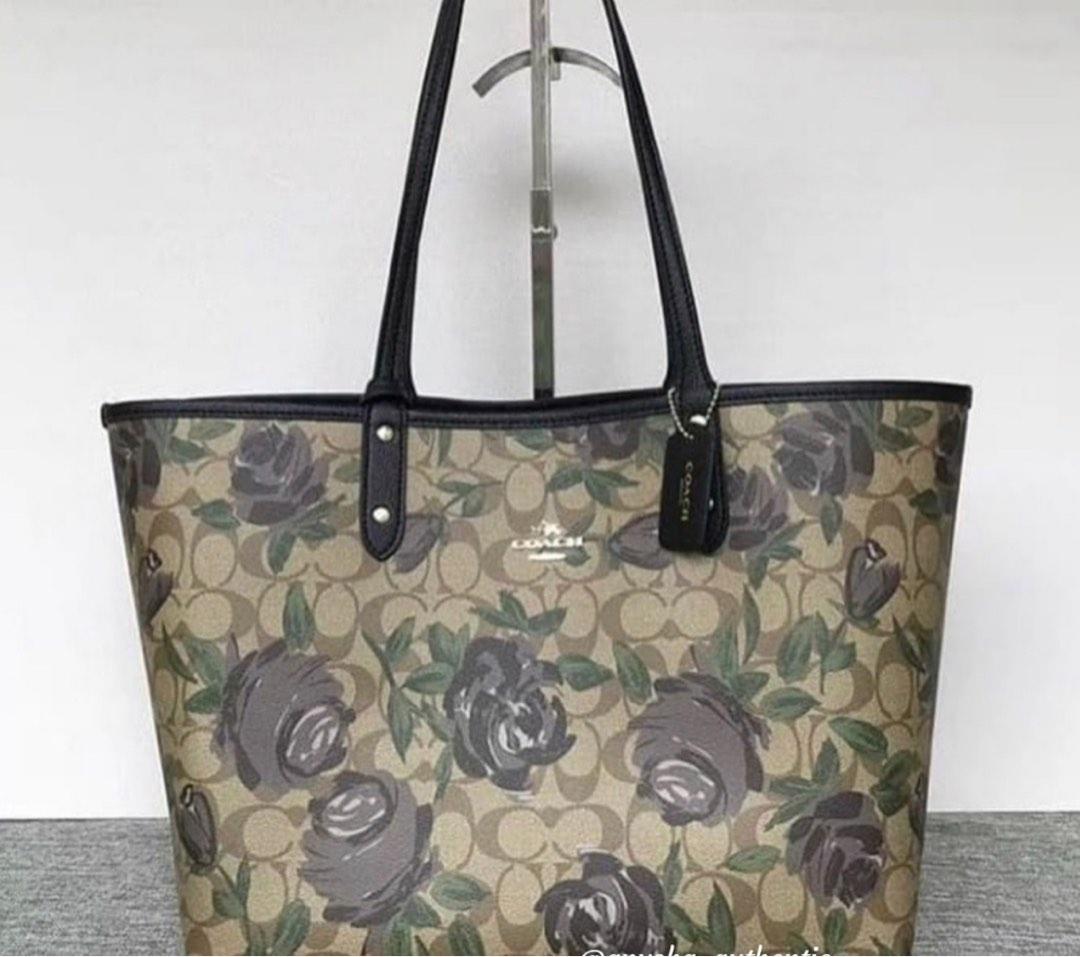 Coach reversible camo tote hot sale