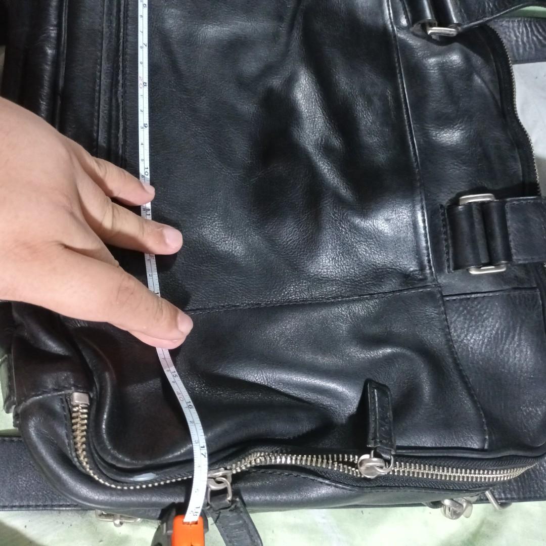 Cole Haan leather briefcase, Men's Fashion, Bags, Briefcases on Carousell