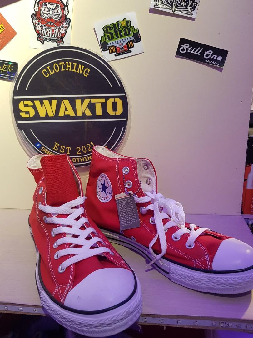 Converse high cut 9.5, Men's Fashion, Footwear, Sneakers on Carousell