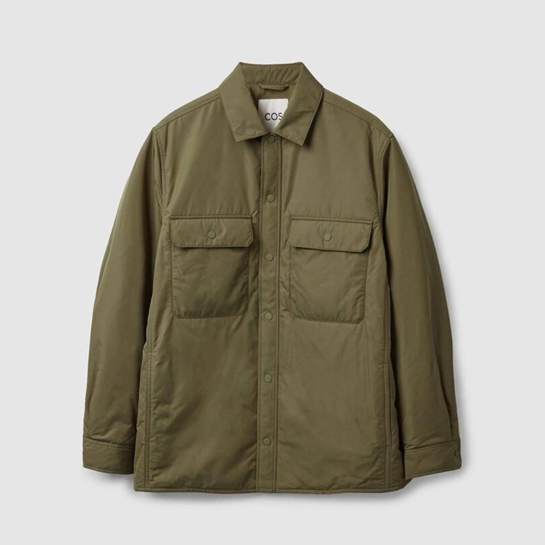 Mens padded overshirt shop