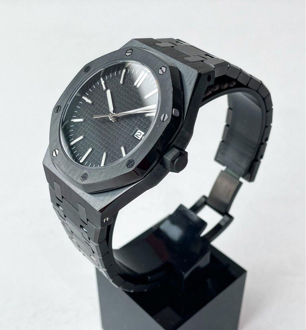 Custom Seiko Mod Blackout AP, Men's Fashion, Watches & Accessories, Watches  on Carousell