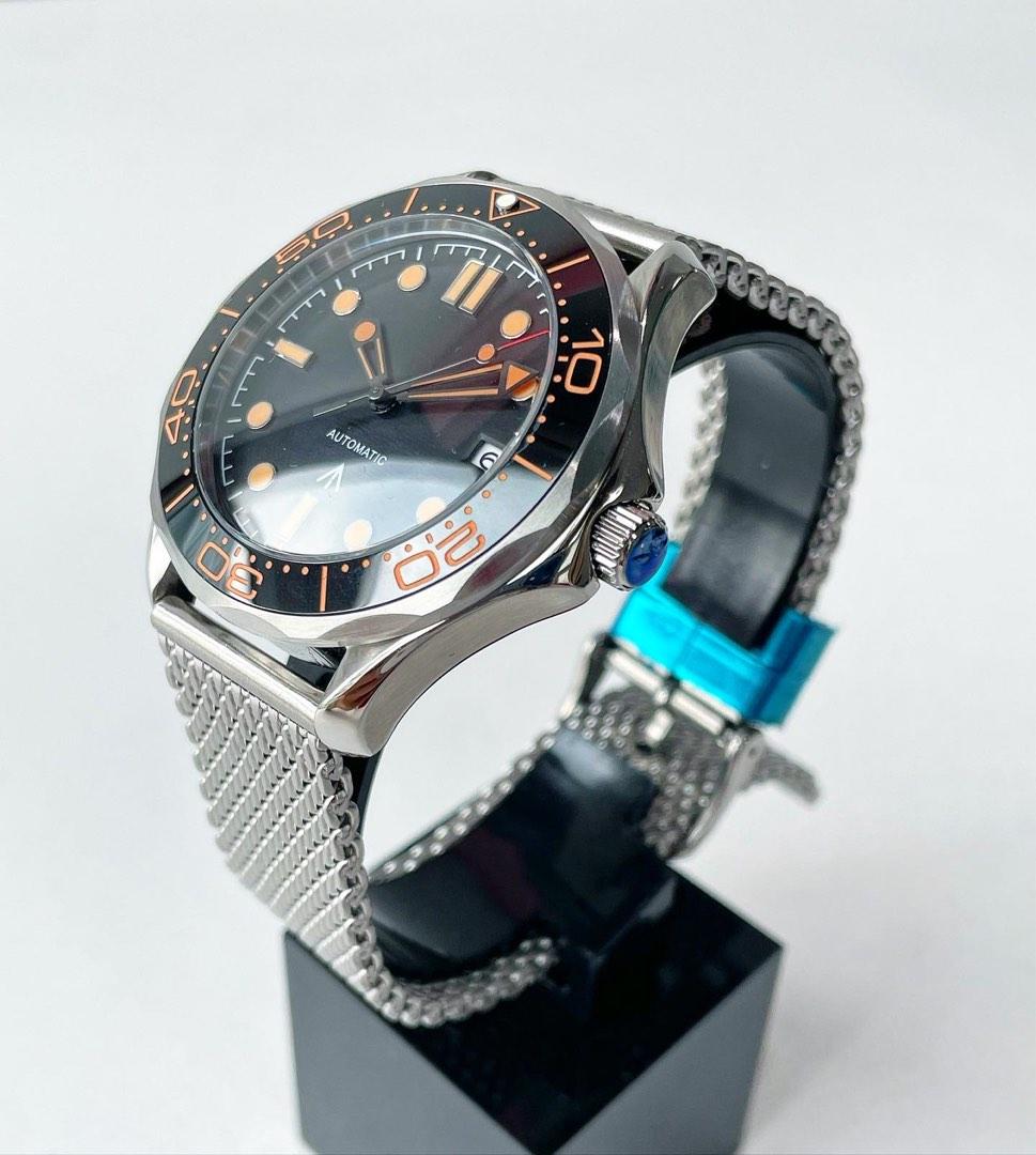 Custom Seiko Mod Omega Seamaster 007, Men's Fashion, Watches & Accessories,  Watches on Carousell