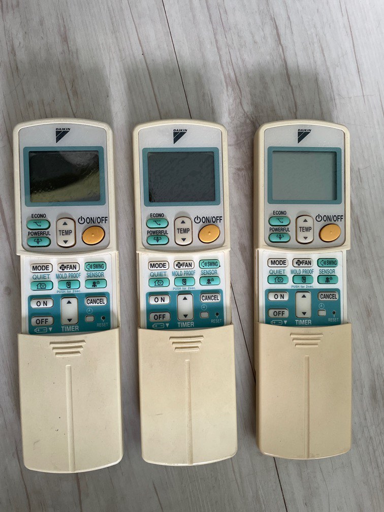 Daikin remote control, TV & Home Appliances, Air Conditioners & Heating