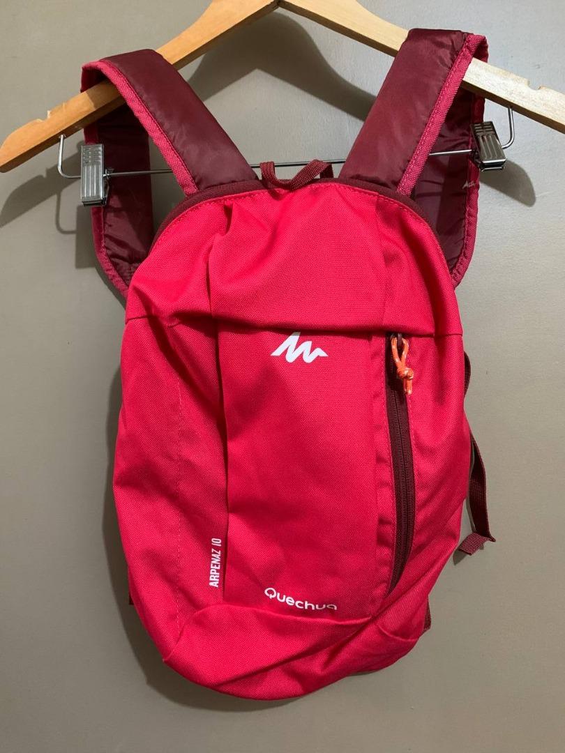Decathlon Quechua Arpenaz 10 Backpack Hot Pink, Women's Fashion, Bags