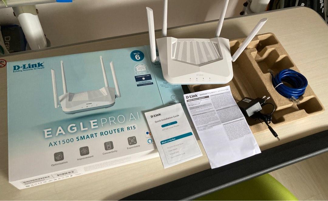 D-Link AX1500 Wifi 6 Smart Router R15, Computers & Tech, Parts ...