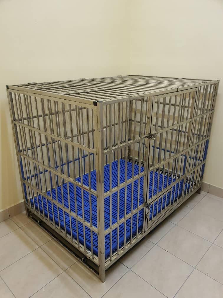 Stainless dog cage for sale top