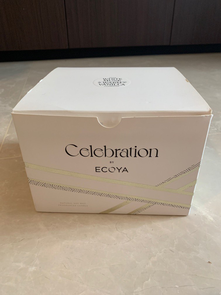ECOYA Celebration Candle 900g, Furniture & Home Living, Home Fragrance