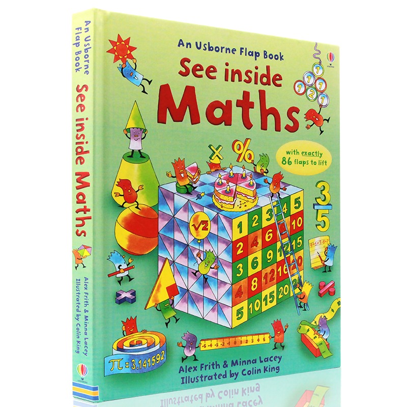 EK351 Usborne 看裡面系列 See Inside Maths, 興趣及遊戲, 書本 & 文具, 兒童書籍 - Carousell